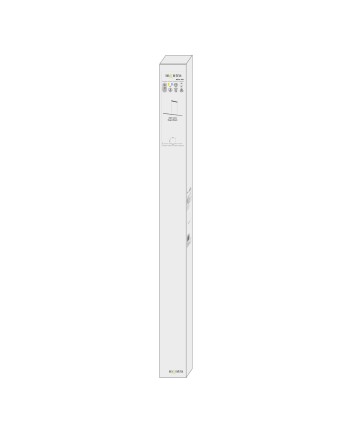 MECA * LÁMPARA LINEAL 38W 4000K NEGRA